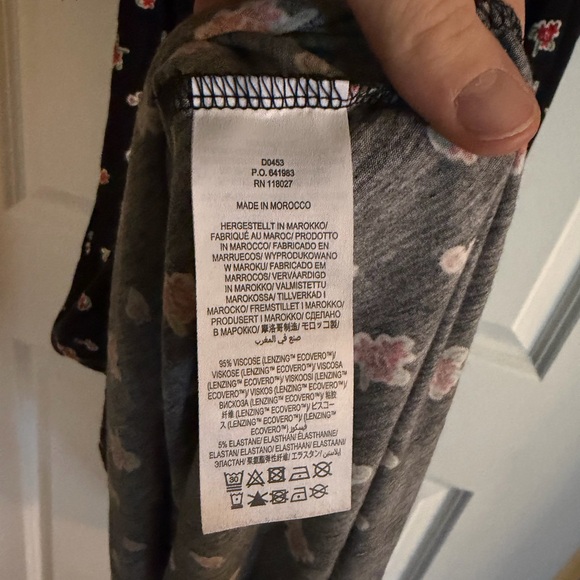 Boden Black Dress with Pink Floral Pattern - Picture 5 of 5